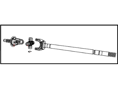 Mopar 68213889AA Axle Shaft