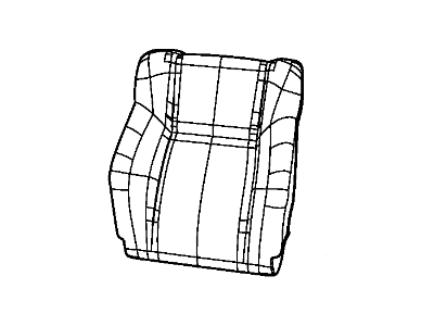 Mopar 5XH68DX9AA Front Seat Back Cover