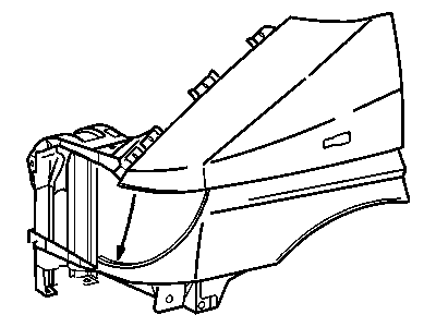 Mopar 5104181AA Fender-Front