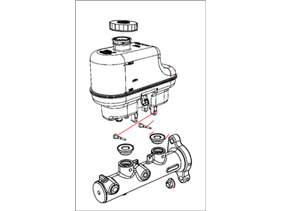 Ram 5500 Brake Master Cylinder - 4581585AB