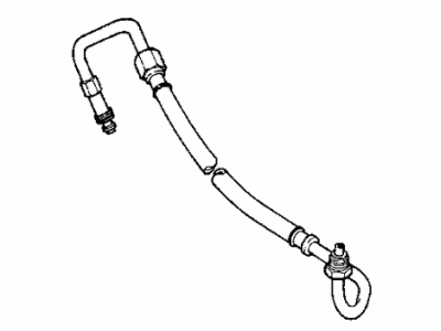 thumbnail image 2 of Edelmann Power Steering Pressure Line Hose Assembly For Jeep Cherokee 1991-1996 2 of 6