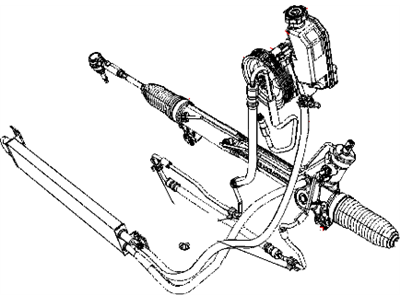 2005 Jeep Grand Cherokee Rack And Pinion - 52089292AB