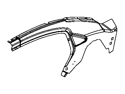 Mopar 4389525AB Panel-Quarter Inner