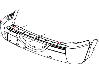 Jeep Liberty Bumper - 5GE72BDLAD