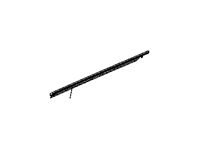 2006 Jeep Grand Cherokee Door Seal - 55396319AE