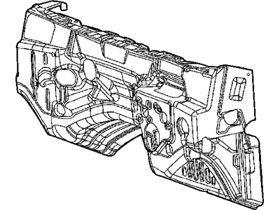 Mopar 55350892AF SILENCER-Dash Panel