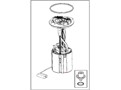 Mopar 68217575AD Fuel Pump/Level Unit Module