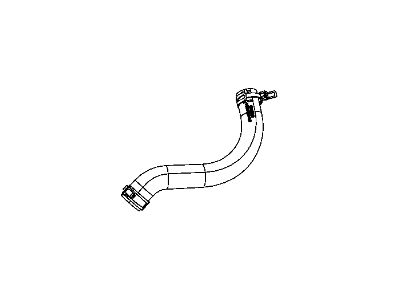 Dodge Nitro Radiator Hose - 55037787AD