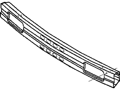 Mopar 5288785AD REINFMNT-Rear Bumper