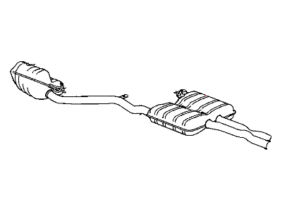 Mopar 4578412AE Exhaust Muffler And Resonator