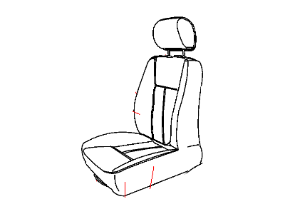 Mopar 1EC701J3AA Front Seat Cushion Cover