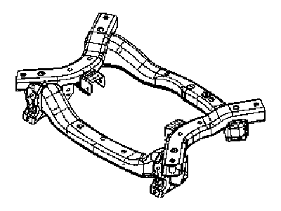 Mopar 68049473AF CROSSMEMBER-Front Suspension