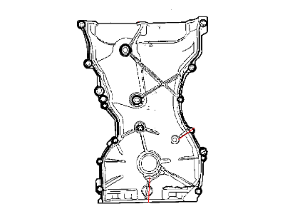 Dodge Caliber Timing Cover - 4884466AB