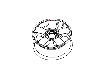 Mopar 5290711AB Aluminum Wheel