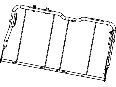 Mopar 68050612AA Frame-Rear Seat Back