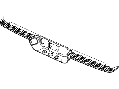 Mopar 55112621AA Rear Bumper