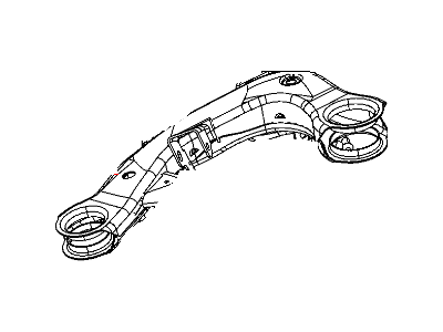 Mopar 5151022AF CROSMEMBR-Rear Suspension