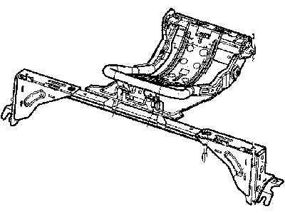 Mopar 5183628AA Frame-2ND Row Cushion