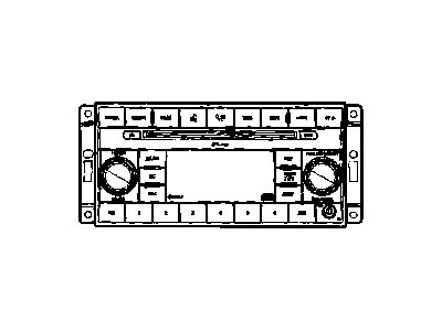 Mopar 5064061AI Radio-AM/FM/CD/MP3 & Satellite