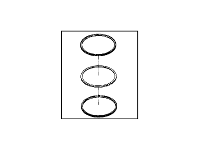 2004 Dodge Ram 1500 Piston Ring Set - 5086885AB