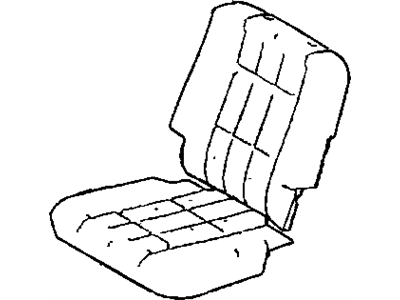 Mopar 1FU291J3AA Rear Seat Cushion Left