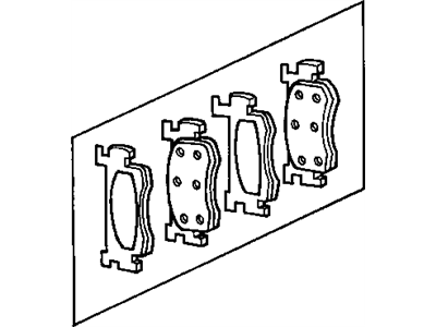 Mopar 5016167AB Shoe Kit-Front Disc Brake