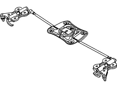 Mopar 5140965AA RETAINER-Side Flap Cable