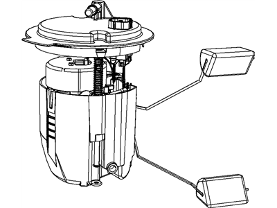 Mopar 68033083AB Fuel Pump Module Assembly