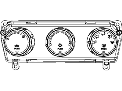 Mopar 55111935AB Air Conditioner And Heater Control