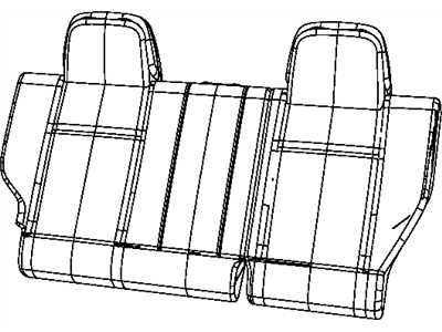 Mopar 68001645AA Foam-Seat Back