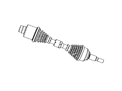 Mopar 68079566AB Front Drive Shaft Right