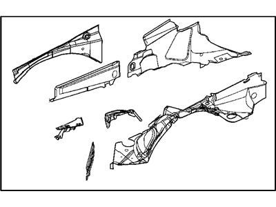 Mopar 5097446AA Panel-WHEELHOUSE