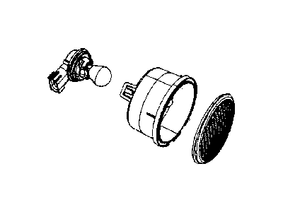 Mopar 55077885AD Lamp-Park And Turn Signal