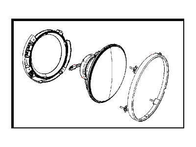 Mopar 55077921AC Headlamp