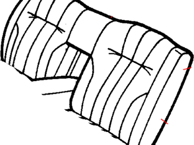 2002 Chrysler Concorde Seat Cover - WJ581DVAA