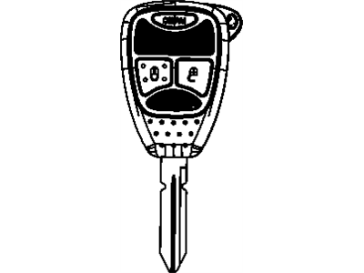 Mopar 5175817AA Key-Blank With Transmitter