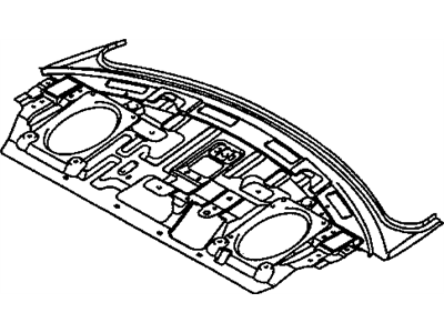 Mopar MR535636 Panel-Rear Shelf