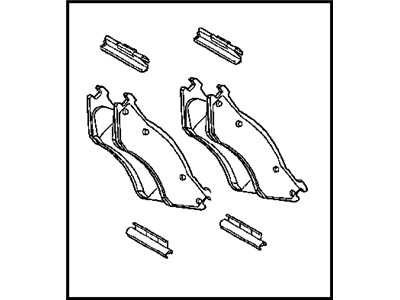 2005 Dodge Ram 1500 Brake Pad - 5139917AA