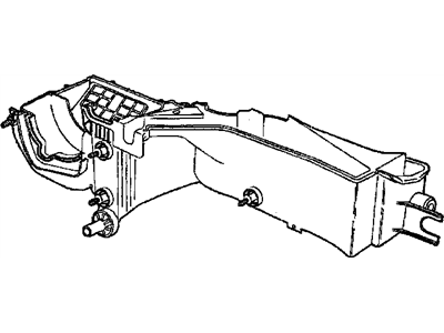 Mopar 5073176AA Housing-A/C And Heater Lower