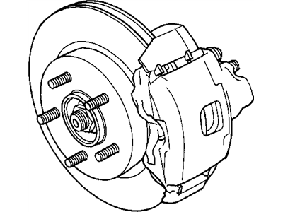 1999 Chrysler LHS Brake Pad - 5010034AA