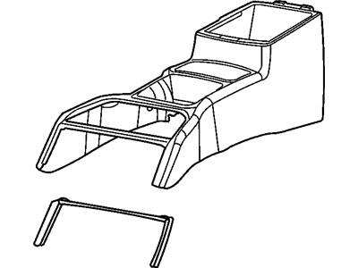 2004 Jeep Grand Cherokee Center Console Base - SH131DVAF