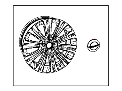 2017 Chrysler 300 Spare Wheel - 82212498