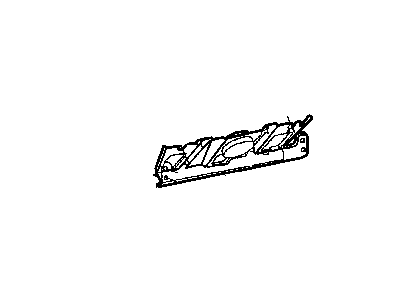 Mopar 4763611 Plate-Instrument Panel Support