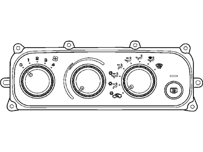 Mopar 4698199AF Air Conditioner And Heater Control