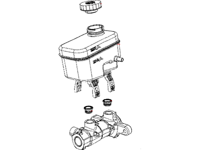 Mopar 68045998AB Brake Master Cylinder