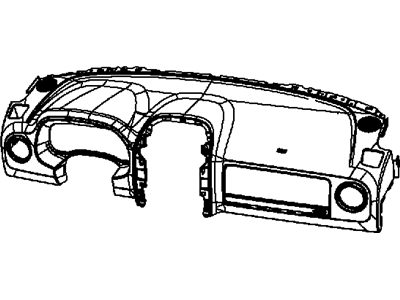 Mopar 1HM451DVAB Cover-Instrument Panel