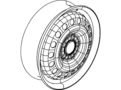 Mopar 52125071AA Steel Wheel