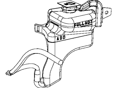 2009 Dodge Caliber Coolant Reservoir - 5058156AH