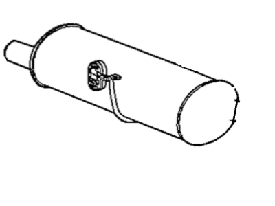 2002 Chrysler Voyager Exhaust Pipe - E0054487AA