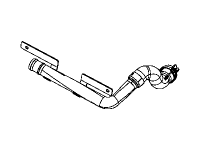 Mopar 55037884AF Hose-Radiator Inlet